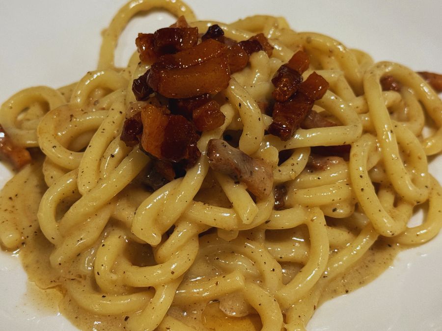 Scarpetta - Cacio e Pepe with Crispy Guanciale